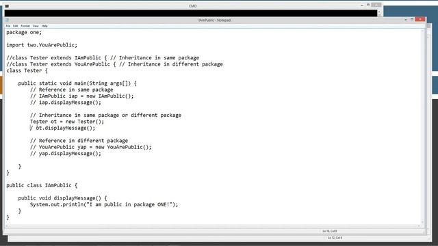Learn Java Programming - Public Access Applied to a Class смотреть онлайн