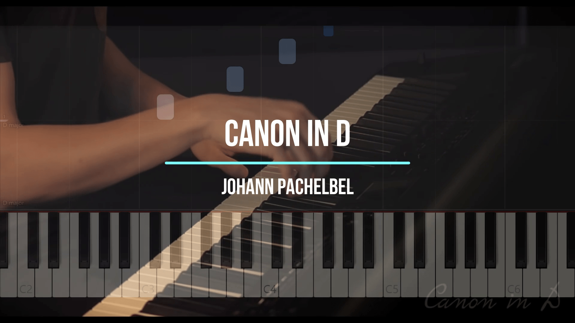 Canon In D Johann Pachelbel Piano. Пианино