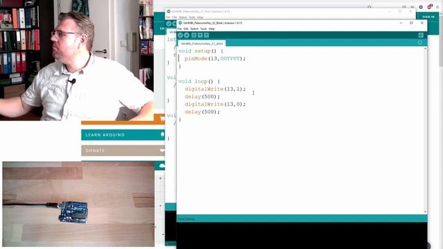 Arduino 04: Blink-Sketch смотреть онлайн