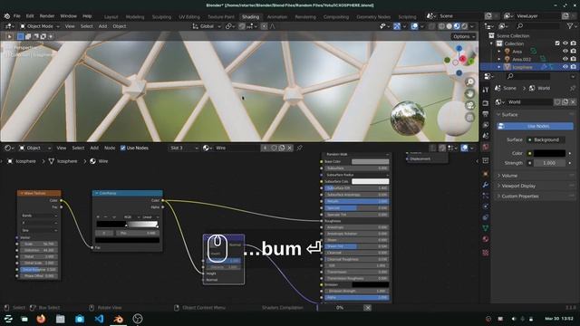 Blender 3D - Create this ABSTRACT SCI-FI Loop Animation by GEOMETRY NODES Eevee | Blender Tutorial смотреть онлайн