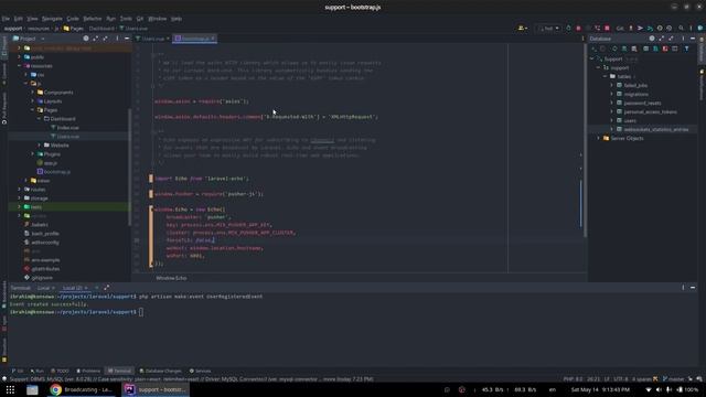 6- Laravel Realtime: Realtime users datatable with instant updates. смотреть онлайн