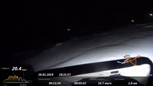 Аэролодка Дракон 320 27S ночной тест смотреть онлайн