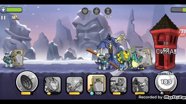 Tower Conquest #4 прошел снежную локацию и инопланетян смотреть онлайн