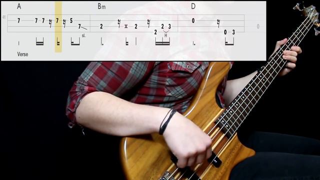 4 Non Blondes - What's Up? (Bass Cover) (Play Along Tabs In Video) смотреть онлайн