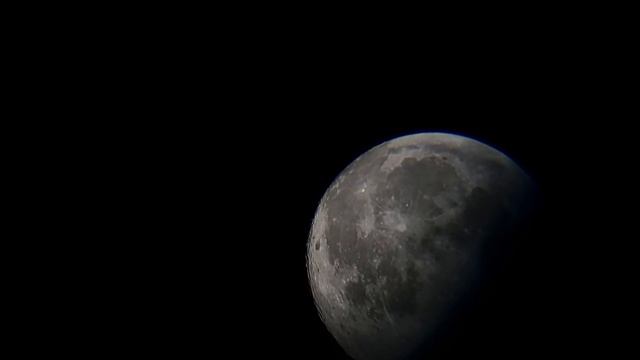 Full moon sets through telescope National Geographic 76/700 смотреть онлайн