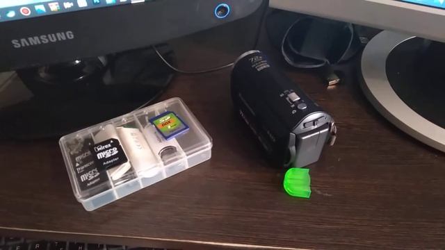 Карта памяти для видеокамеры Panasonic . A memory card for a Panasonic video camera . ??? смотреть онлайн