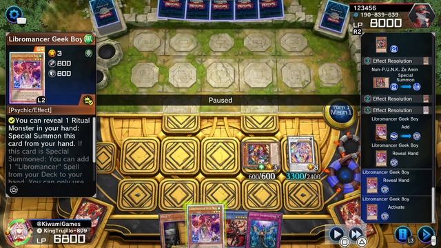 Yu-Gi-Oh! PUNK Libromancer Combo Guide!/Bounce Back Cards and OTK!/Master Duel Replays/ смотреть онлайн