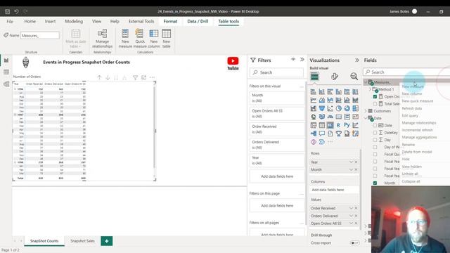 Power BI - Events in Progress Snapshots смотреть онлайн