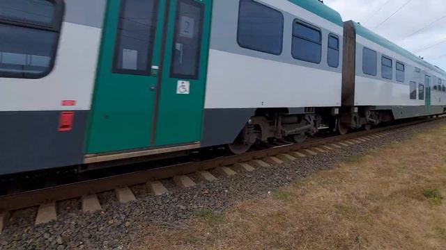Дизель-поезд ДП3-006(PESA 730M) близ станции Лида(перегон Гутно-Лида) смотреть онлайн