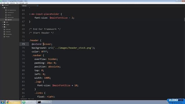 Learn Sass in Arabic #10 - Placeholder Selector смотреть онлайн