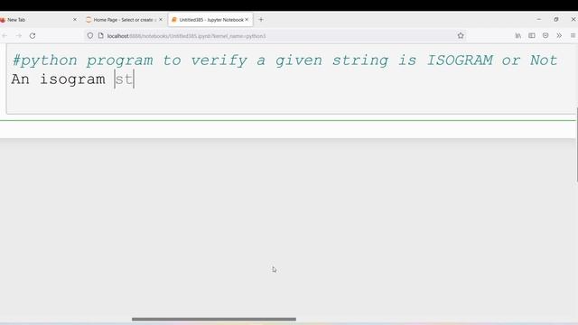 Program To Check ISOGRAM Strings or Not in Python | Check if String is ISOGRAM | Python Course смотреть онлайн