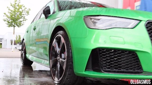 Audi RS3 8V in Java Green - Carporn смотреть онлайн