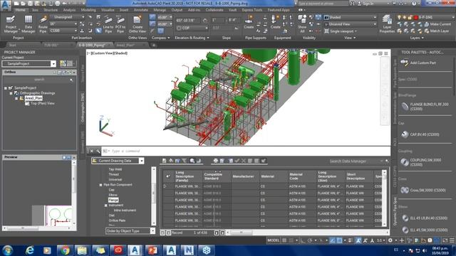 Diseñando tuberías en AutoCAD Plant 3D 10/04/2019 смотреть онлайн