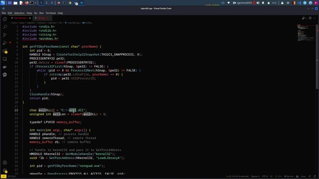 DLL Injection Malware Development Technique смотреть онлайн