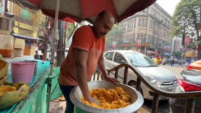 Hand Made Healthy Wood Apple Juice At Kolkata । Price ₹ 10/- Only । Indian Street Food