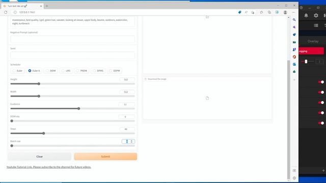 Text to image Web GUI (Version 2) - AMD GPU/Windows Stable diffusion смотреть онлайн