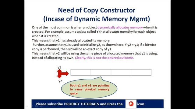 COPY CONSTRUCTOR IN C++ & SHALLOW V/S DEEP COPY OPERATION смотреть онлайн