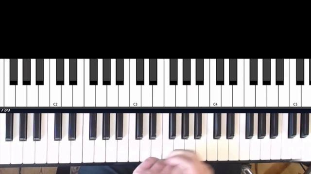 The Strolling Blues Piano Tutorial, slow blues смотреть онлайн