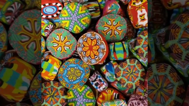 Бусины из полимерной глины лепка