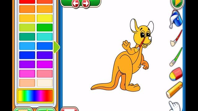 My Coloring Book - Gameplay Walkthrough Part5 - Kangaroo Coloring смотреть онлайн