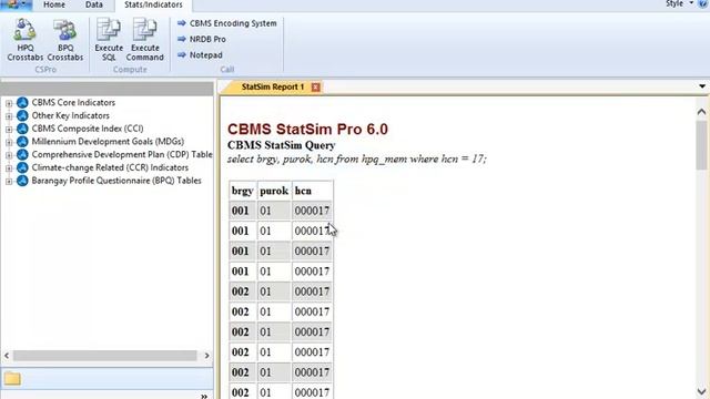 CBMS Tutorial: 03 Executing SQL Statements in StatSim 6 смотреть онлайн