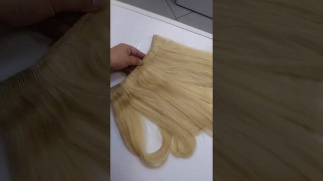 Обзор накладка из натуральных волос блонд на леске/Домик Принцессы смотреть онлайн