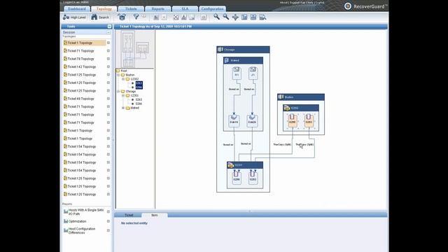 RecoverGuard 4.3 Demo Part 4 - The Tickets Module - View Vulnerabilities and Risks in HA/DR смотреть онлайн