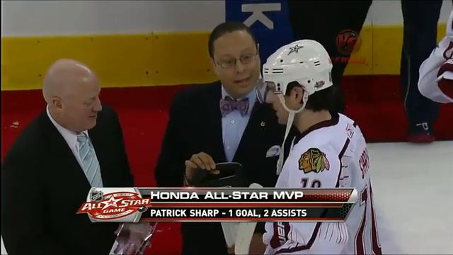 NHL All Star Game 2011: Patrick Sharp Earns MVP Honors смотреть онлайн
