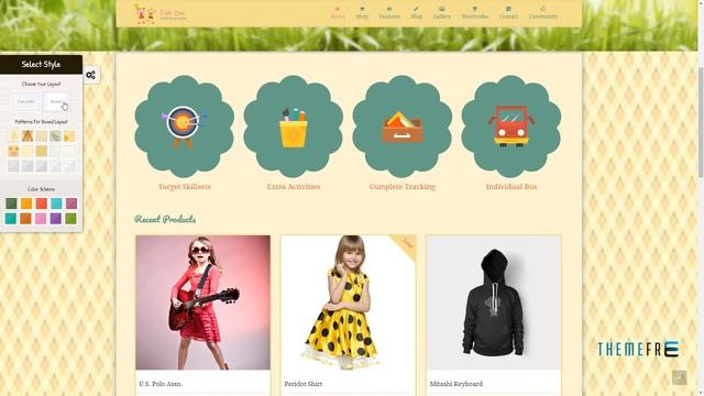 Kids Zone Children and Kids WordPress Theme Hank Roydon смотреть онлайн