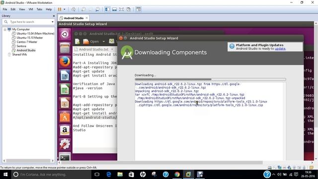 Installing Android Studio on Ubuntu 15.04 смотреть онлайн
