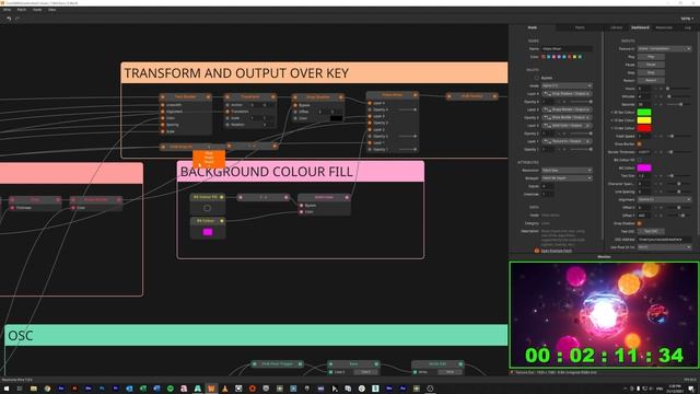 Resolume Wire - Manual Countdown Timer with Colours and borders - File download link in description смотреть онлайн
