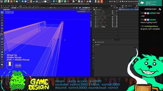 xsinick - Game Dev 3D Level Design | #sculpting #blender #3dcoat #art #krita #gimp #music #anime #a смотреть онлайн