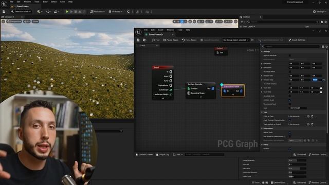 Save Days! Procedural Content Generation Framework (PCG) - Photoreal Landscape Tutorial смотреть онлайн
