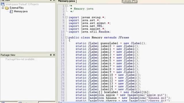Java Memory Game смотреть онлайн