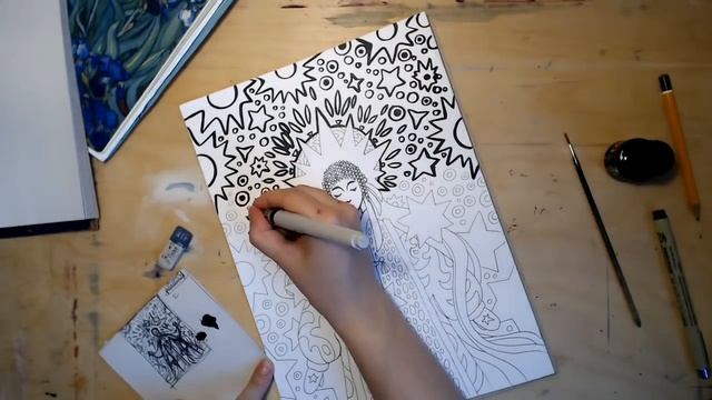 Фольгирование: от эскиза до открытки смотреть онлайн