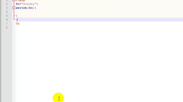 Switch Case Statements in php смотреть онлайн