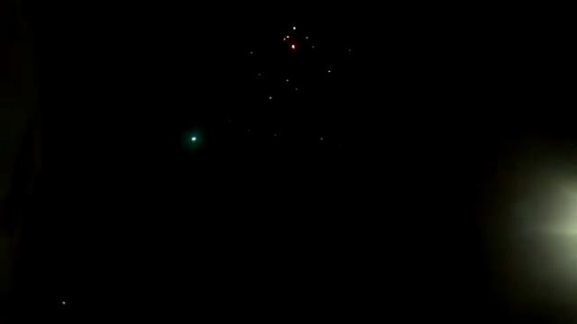 Яшкино.Салют на день посёлка.10.08.2013г.