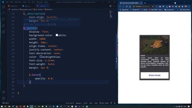 CSS Adlandırma Kuralı - Block Element Modifier (BEM) смотреть онлайн