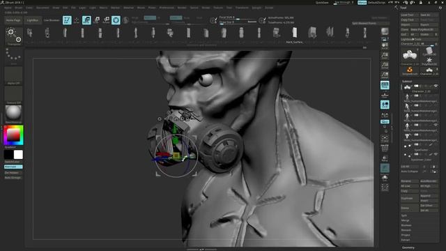 Green dudes [Character concept] blender Octane render timelapse смотреть онлайн