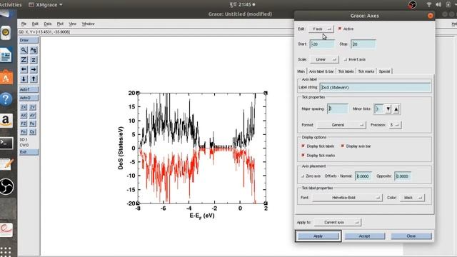 How to plot Density of State (DoS) in Quantum-Espresso using xmgrace смотреть онлайн