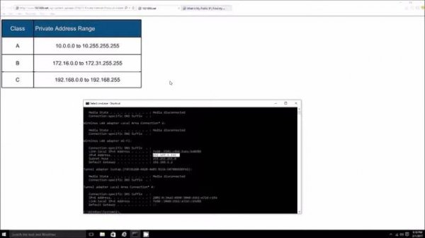 find your public IP address
