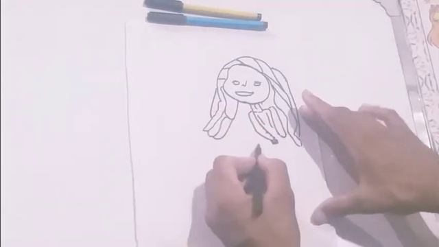 How to draw a bratz doll arts drawing with a farhana arts master смотреть онлайн