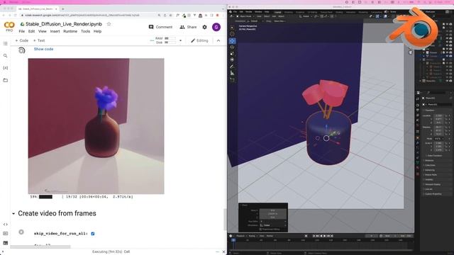 Amazing Cinema 4D & Blender AI plugins to Stable Diffusion live render | Artificial Creativity Tool смотреть онлайн