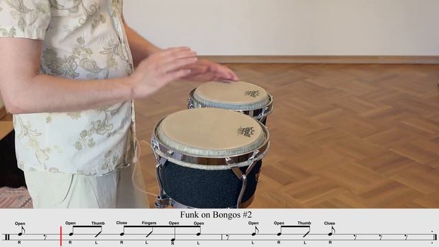 How to play basic Latin American rhythms on Bongos drums. A library of grooves. смотреть онлайн