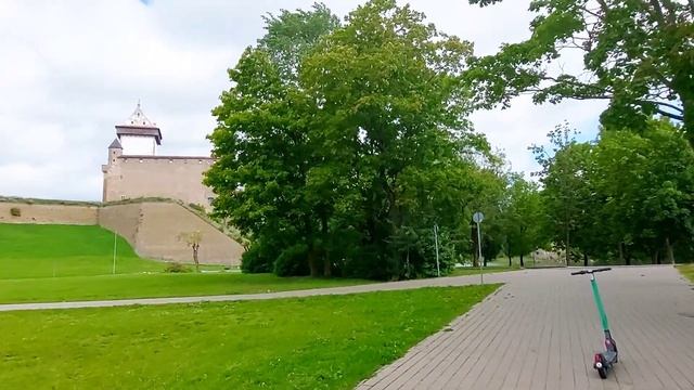Эстония 2023. Нарва, крепость граница с Россией #влог #жизньвэстонии смотреть онлайн