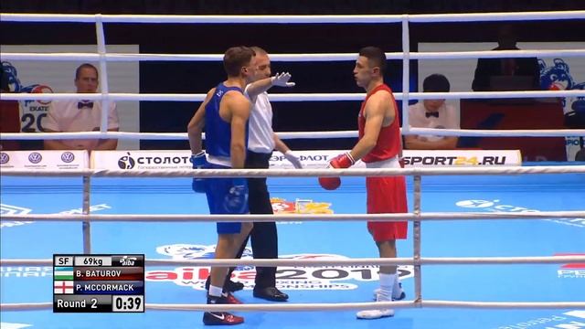 Semifinals (69kg) BATUROV Bobo-Usmon (UZB) vs McCORMACK Pat (ENG) World Ekaterinburg 2019 смотреть онлайн