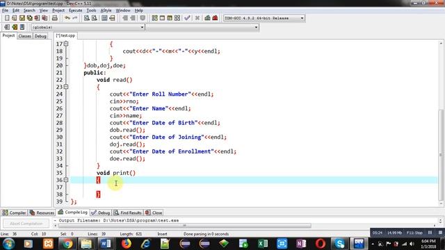 45 C++ | How to implement nested classes concept in C++ | by Sanjay Gupta смотреть онлайн