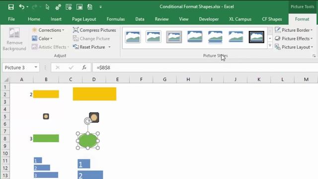 How To Apply Conditional Formatting To Shapes In Excel смотреть онлайн