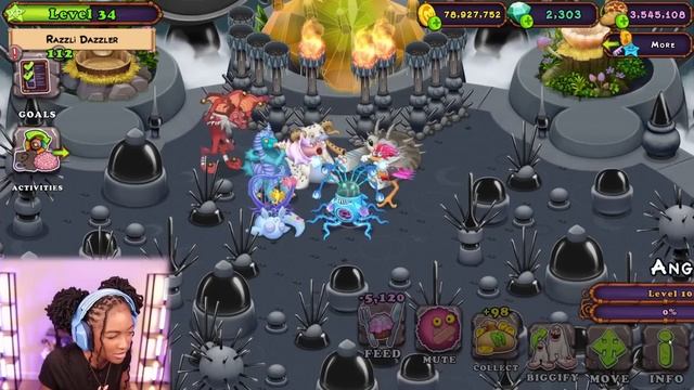 Mythical Island is SOO GOOD!! Yawstrich WENT OFF!! | My Singing Monster [21] смотреть онлайн