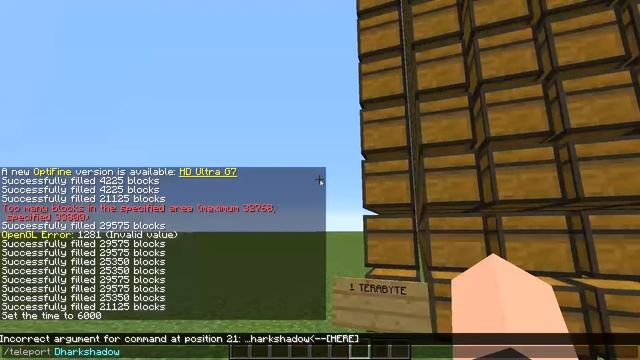 1 byte to 1 terabyte representation in Minecraft смотреть онлайн